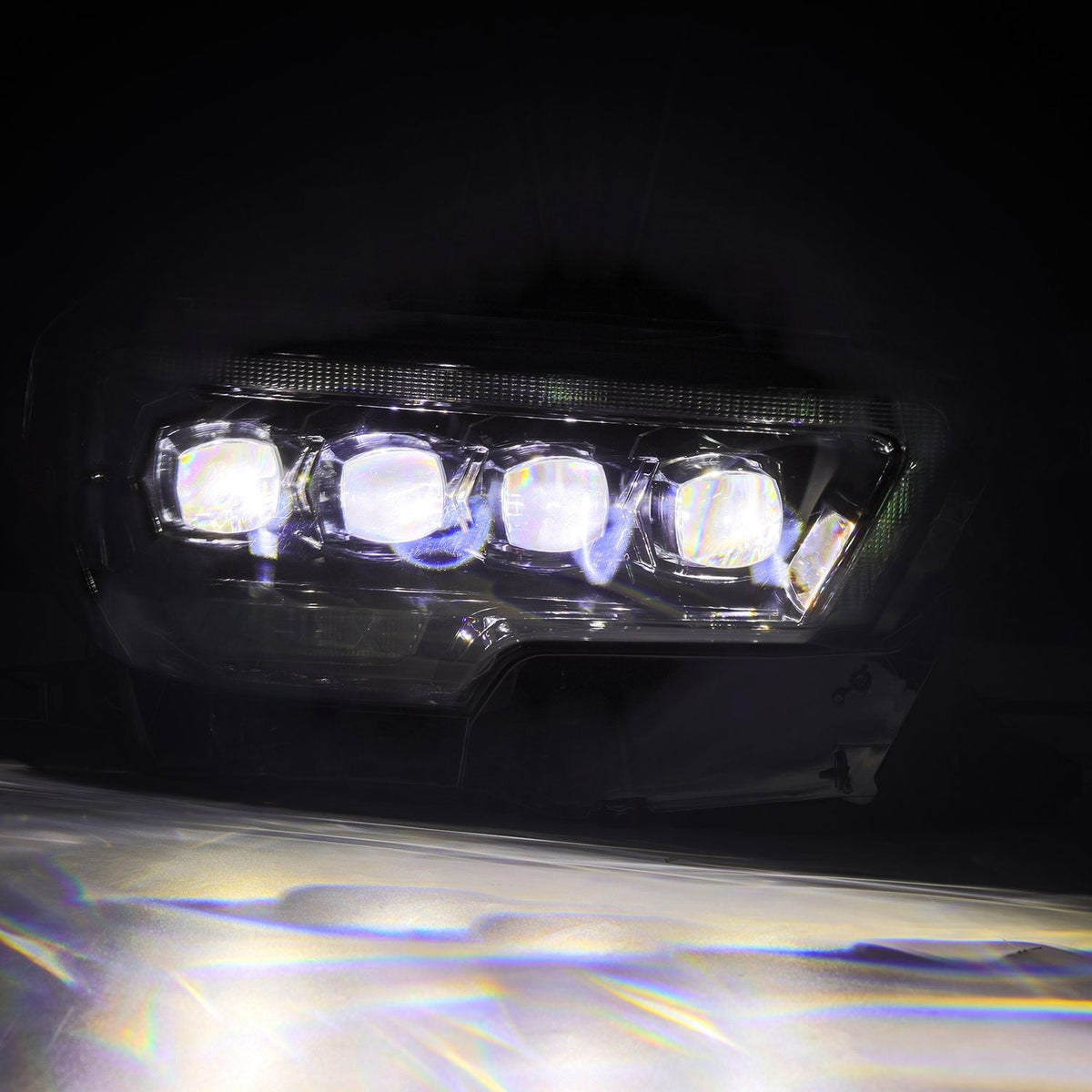 16-23 Toyota Tacoma MK II NOVA-Series LED Projector Headlights Alpha-Black - view 3