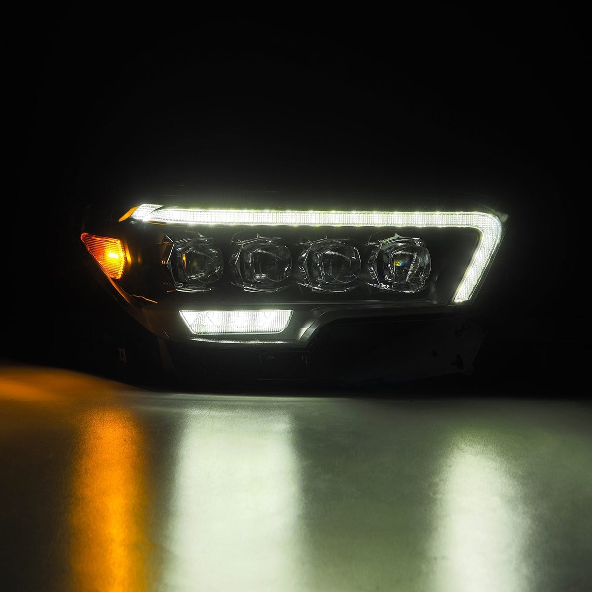 16-23 Toyota Tacoma MK II NOVA-Series LED Projector Headlights Black - view 4