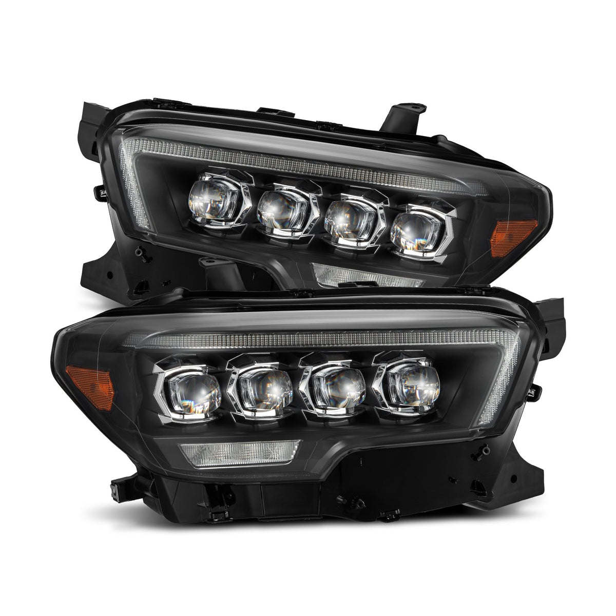 16-23 Toyota Tacoma MK II NOVA-Series LED Projector Headlights Black - view 1