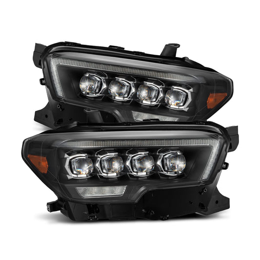 16-23 Toyota Tacoma MK II NOVA-Series LED Projector Headlights Black - view 1