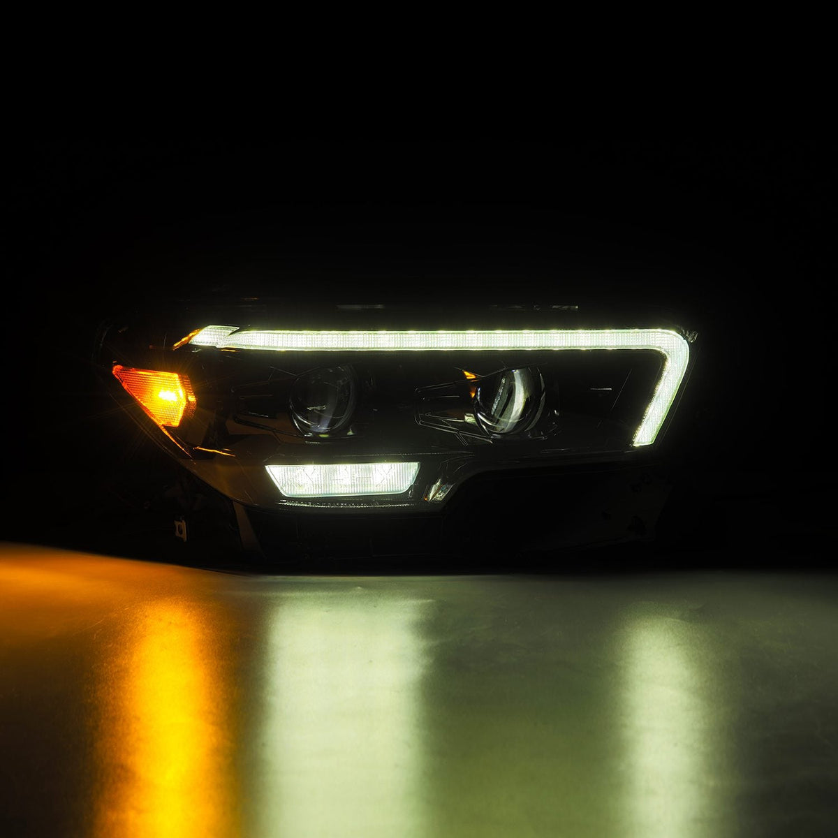 16-23 Toyota Tacoma MK II PRO-Series Halogen Projector Headlights Alpha-Black - view 2