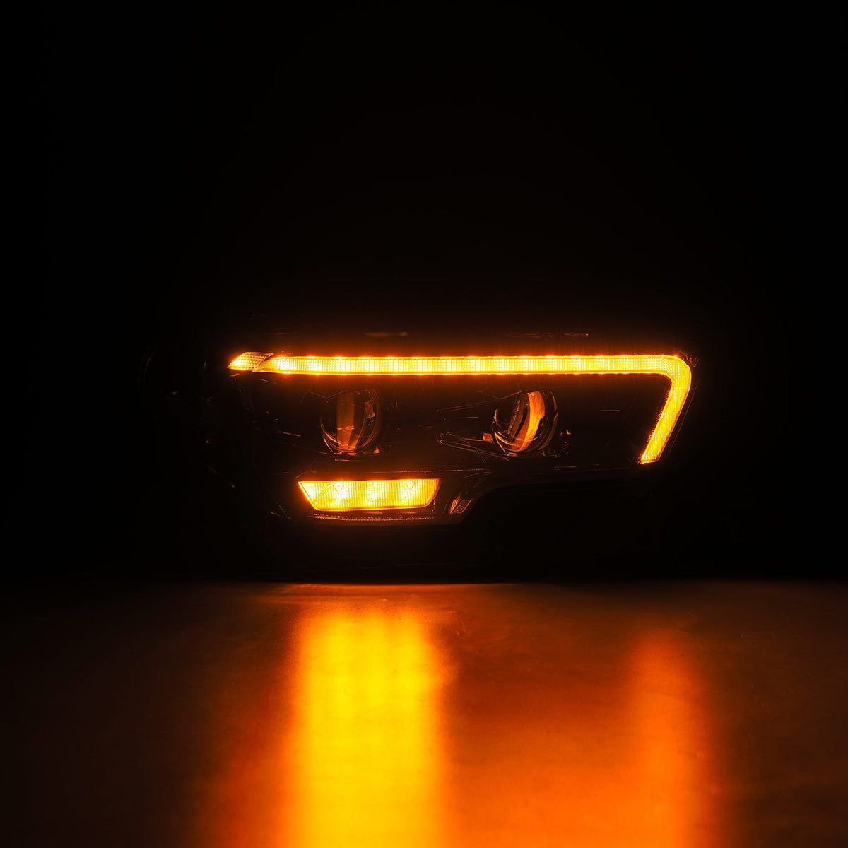 16-23 Toyota Tacoma MK II PRO-Series Halogen Projector Headlights Alpha-Black - view 3