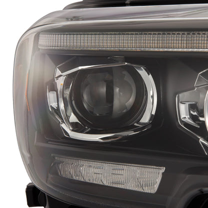 16-23 Toyota Tacoma MK II PRO-Series Halogen Projector Headlights Black - view 9