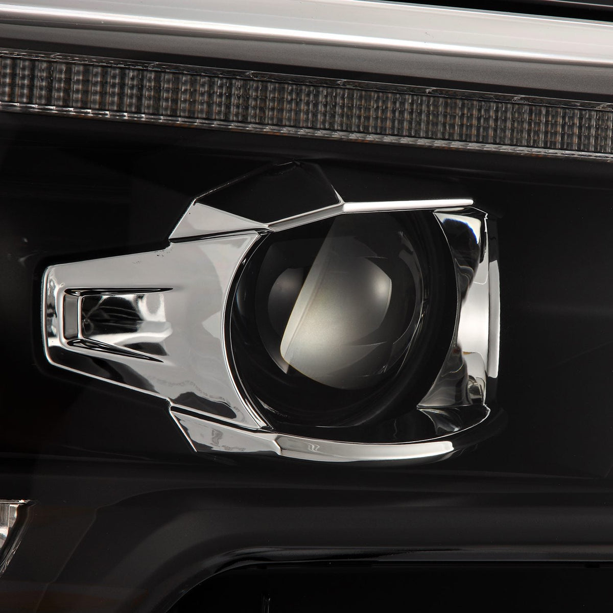 16-23 Toyota Tacoma MK II PRO-Series Halogen Projector Headlights Black - view 11