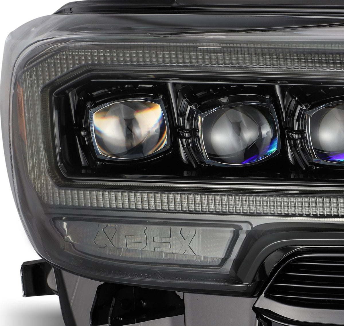 16-23 Toyota Tacoma NOVA-Series LED Projector Headlights Alpha-Black - view 2