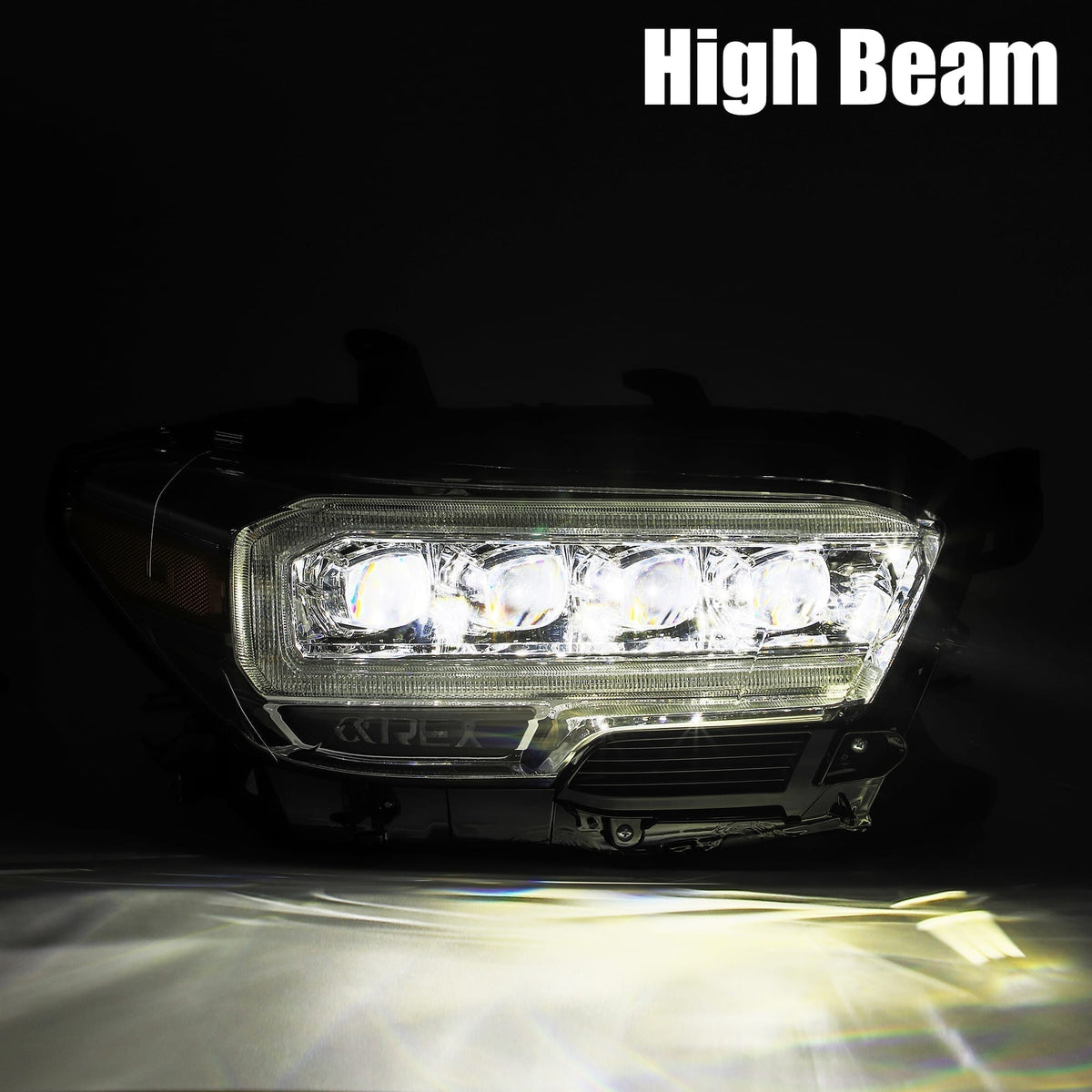 16-23 Toyota Tacoma NOVA-Series LED Projector Headlights Chrome - view 9
