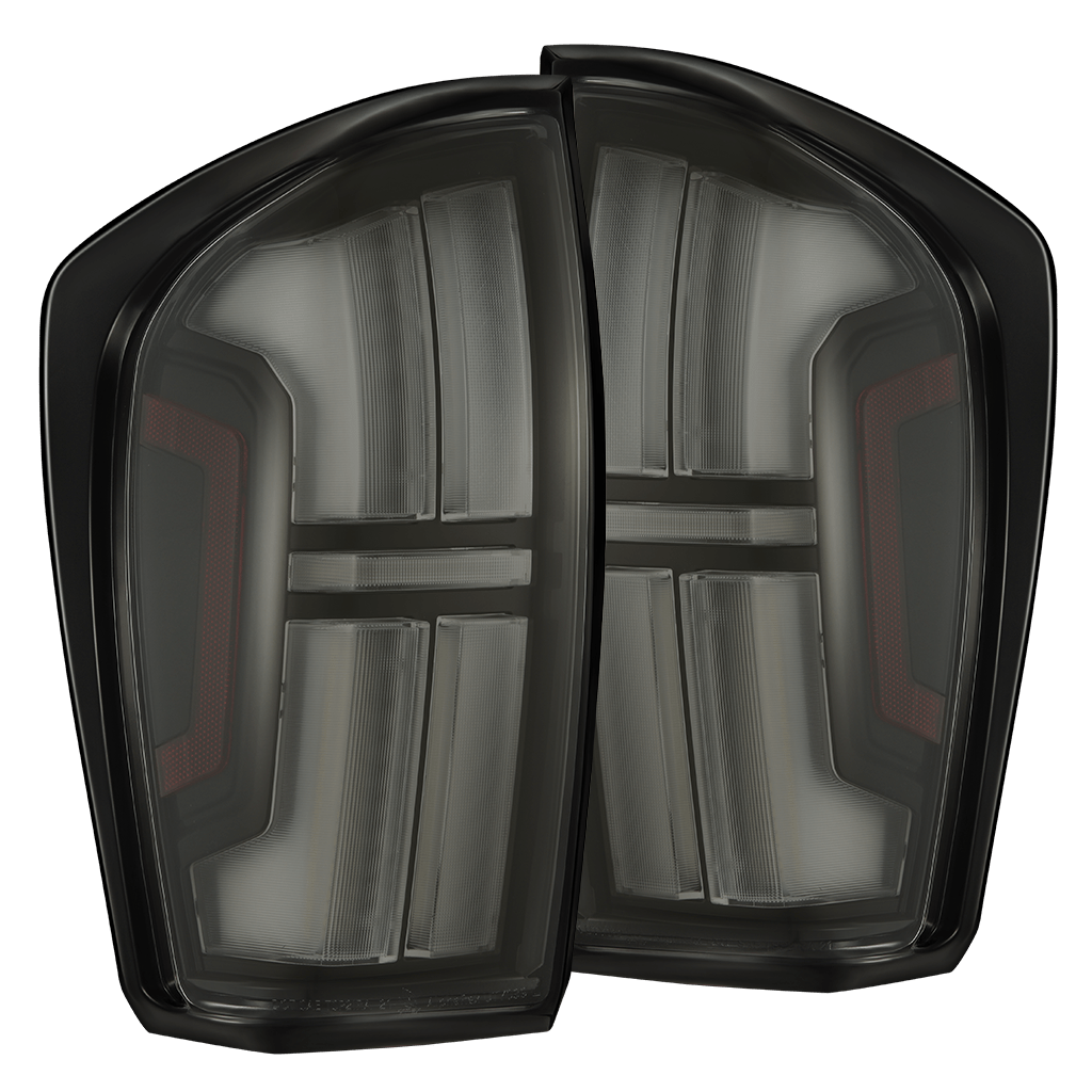 16-23 Toyota Tacoma NOVA-Series Prismatic LED Tail Lights Black Smoke - view 1