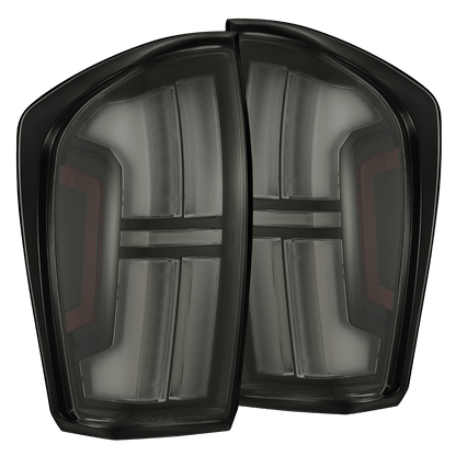 16-23 Toyota Tacoma NOVA-Series Prismatic LED Tail Lights Black Smoke - view 1