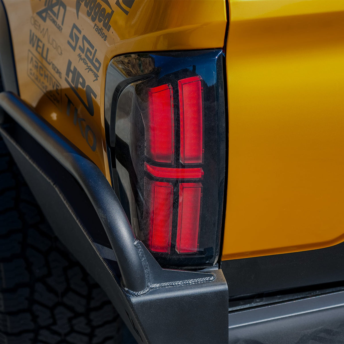 16-23 Toyota Tacoma NOVA-Series Prismatic LED Tail Lights Black Clear - view 5
