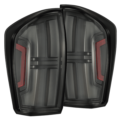 16-23 Toyota Tacoma NOVA-Series Prismatic LED Tail Lights Black Clear - view 1