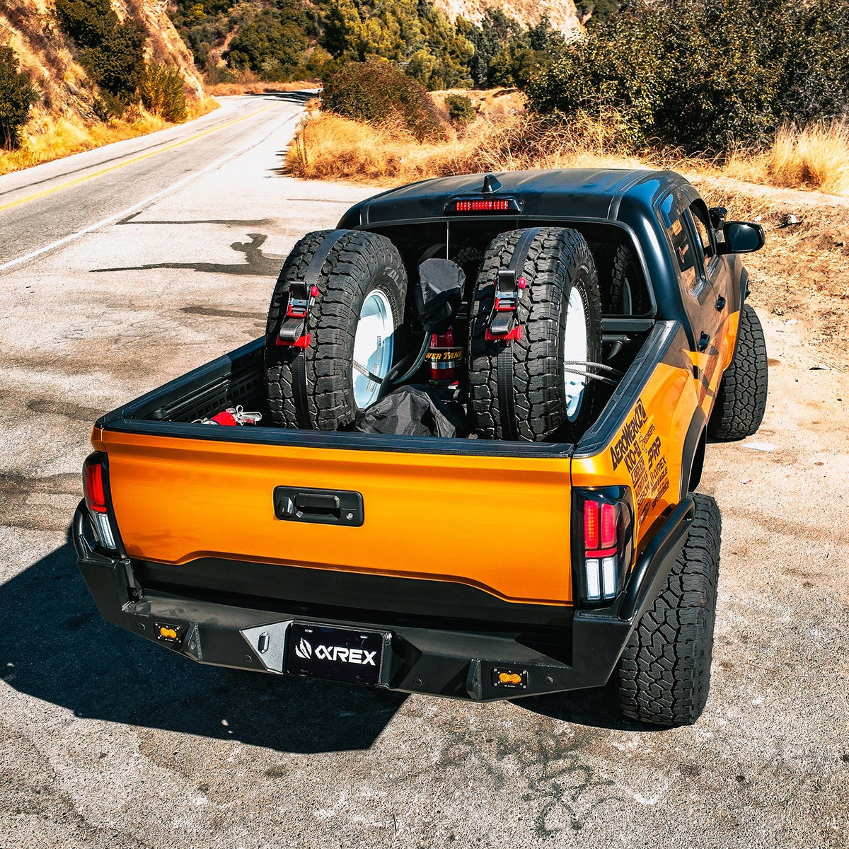 16-23 Toyota Tacoma NOVA-Series Prismatic LED Tail Lights Black Clear - view 2