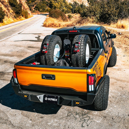 16-23 Toyota Tacoma NOVA-Series Prismatic LED Tail Lights Black Clear - view 2