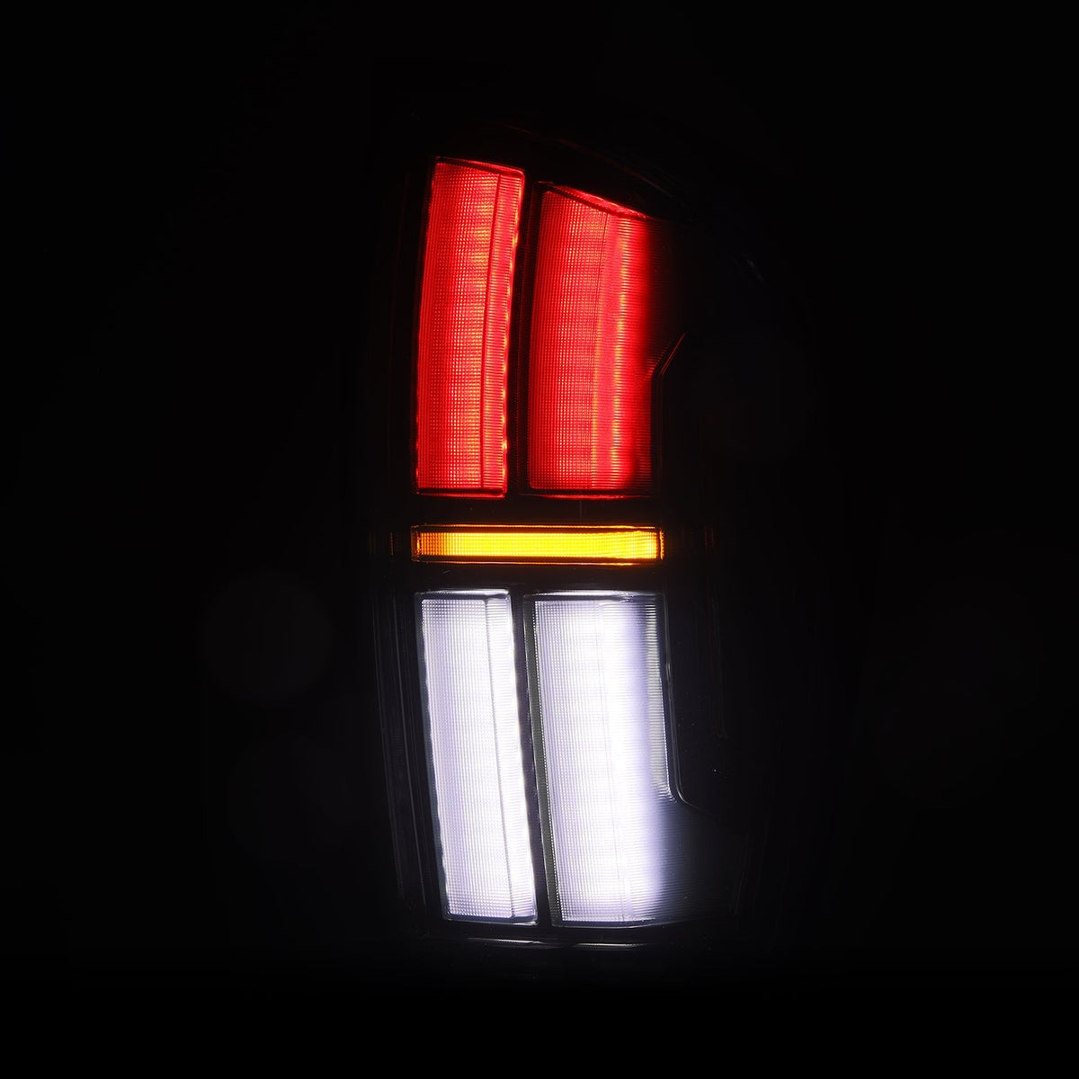 16-23 Toyota Tacoma NOVA-Series Prismatic LED Tail Lights Black Clear - view 8