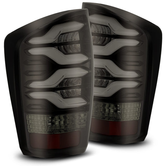 16-23 Toyota Tacoma PRO-Series LED Tail Lights Jet Black - view 1