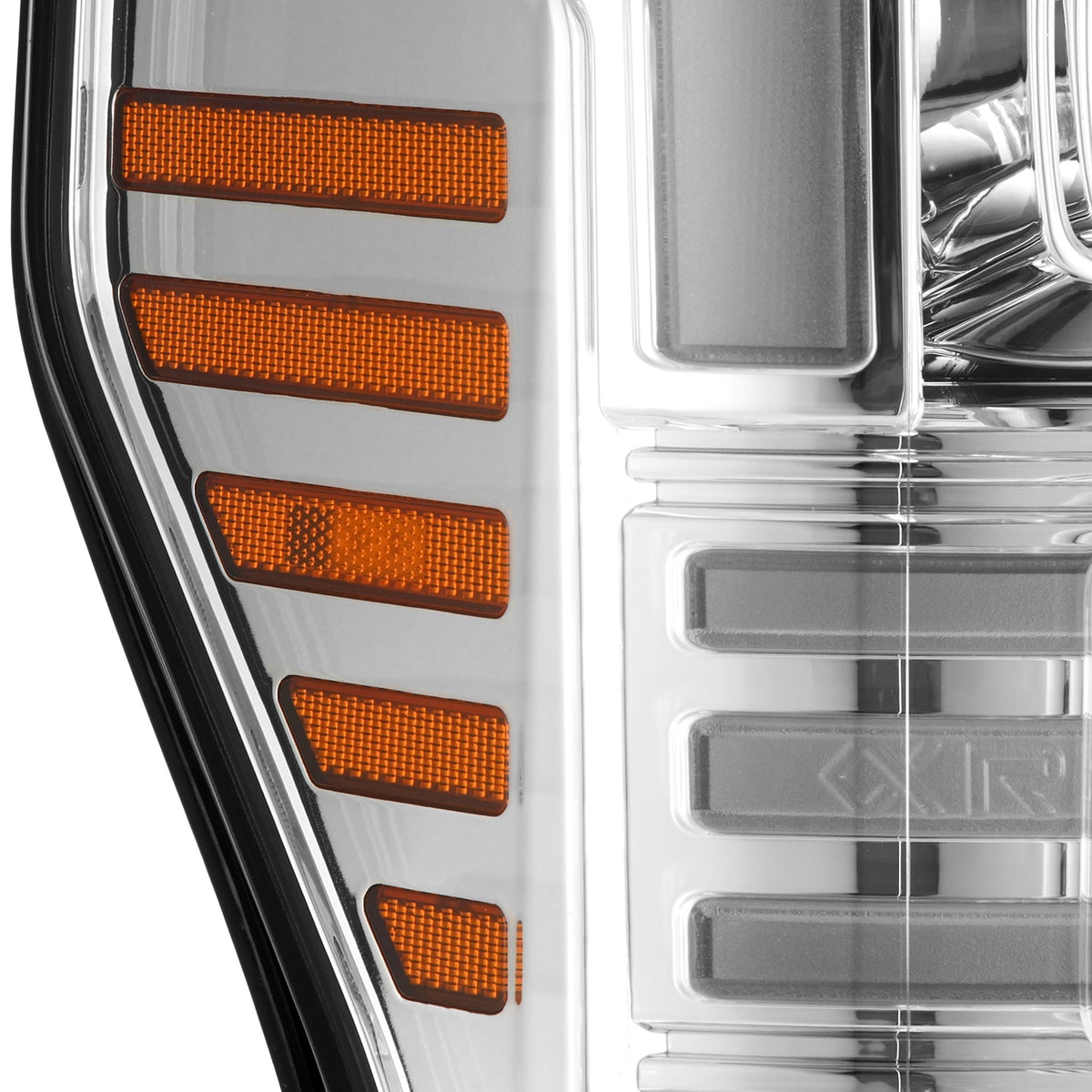 17-19 Ford Super Duty MKII LUXX-Series LED Projector Headlights Chrome - view 11
