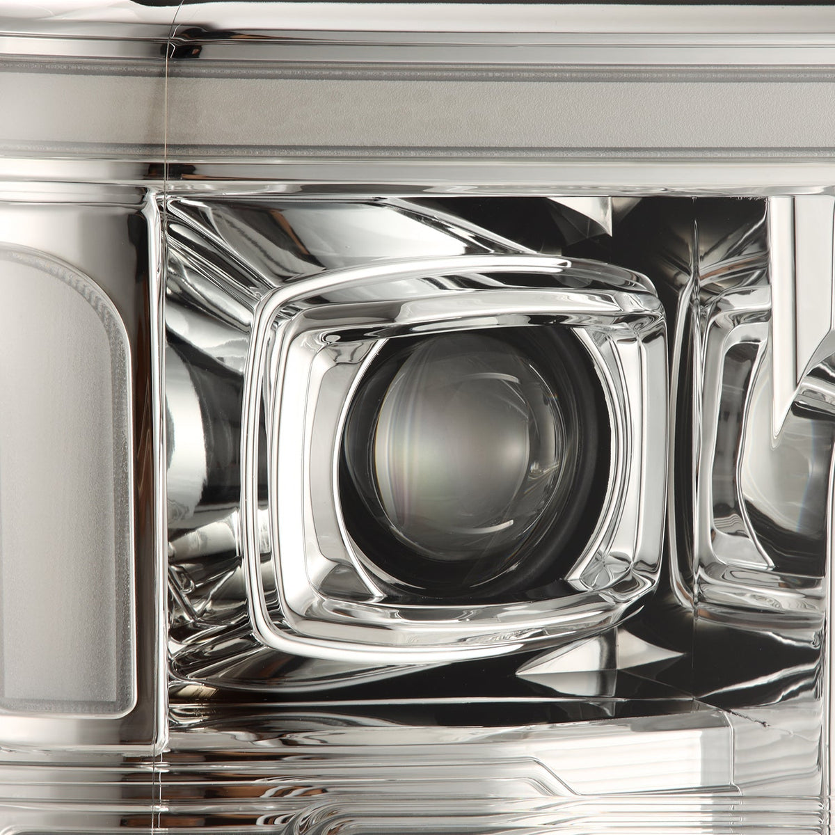 17-19 Ford Super Duty MKII LUXX-Series LED Projector Headlights Chrome - view 10