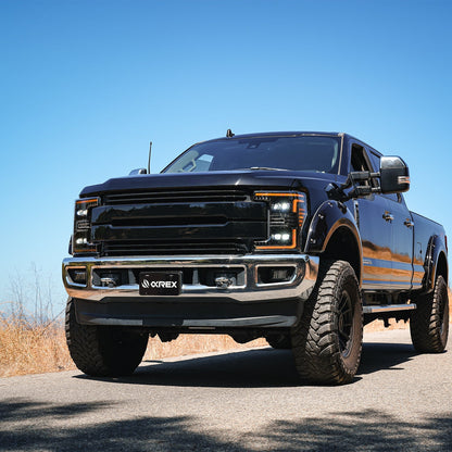 17-19 Ford Super Duty MKII NOVA-Series LED Projector Headlights Alpha-Black - view 3