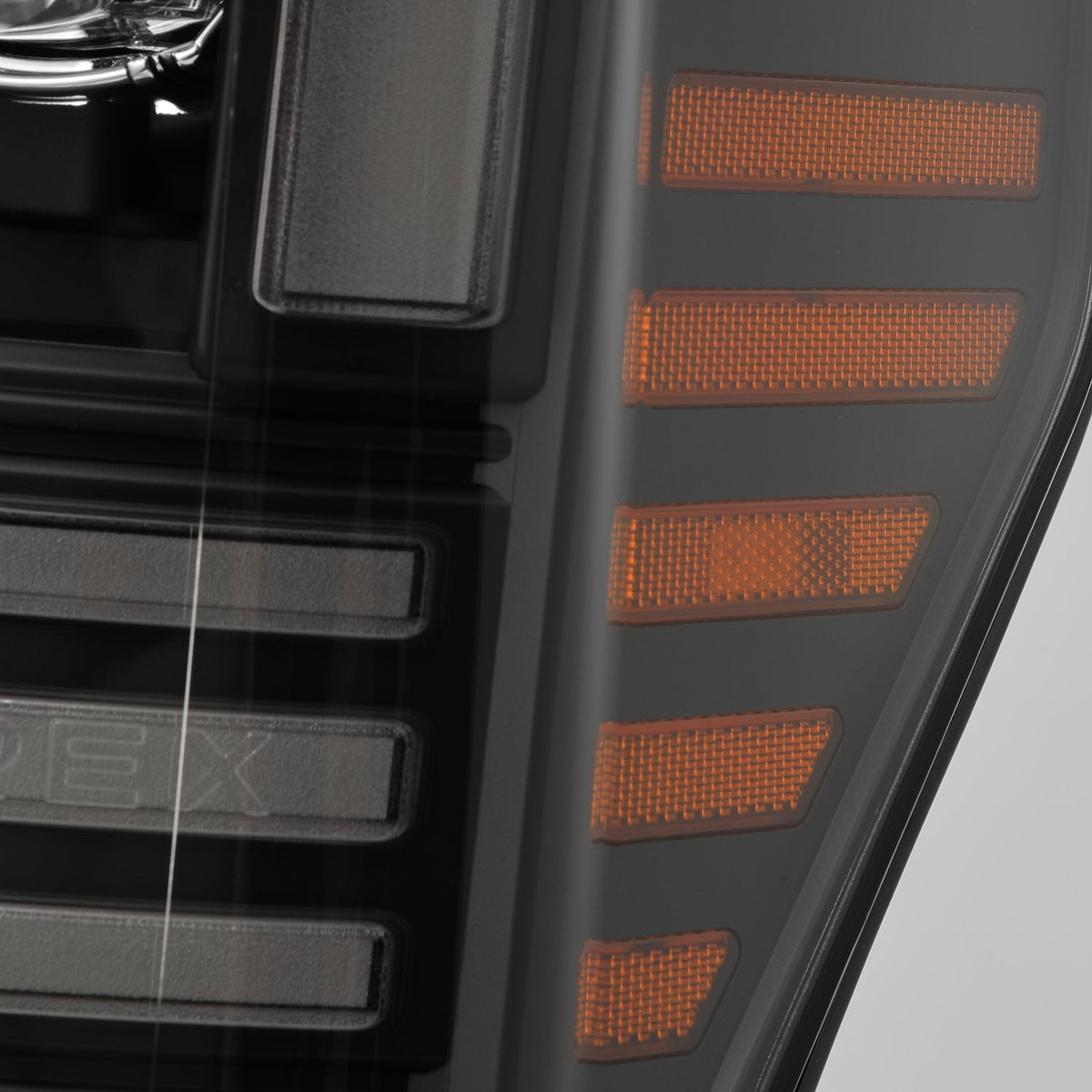 17-19 Ford Super Duty MKII NOVA-Series LED Projector Headlights Black - view 8