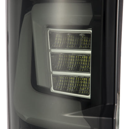 17-19 Ford Super Duty PRO-Series LED Tail Lights Jet Black - view 4