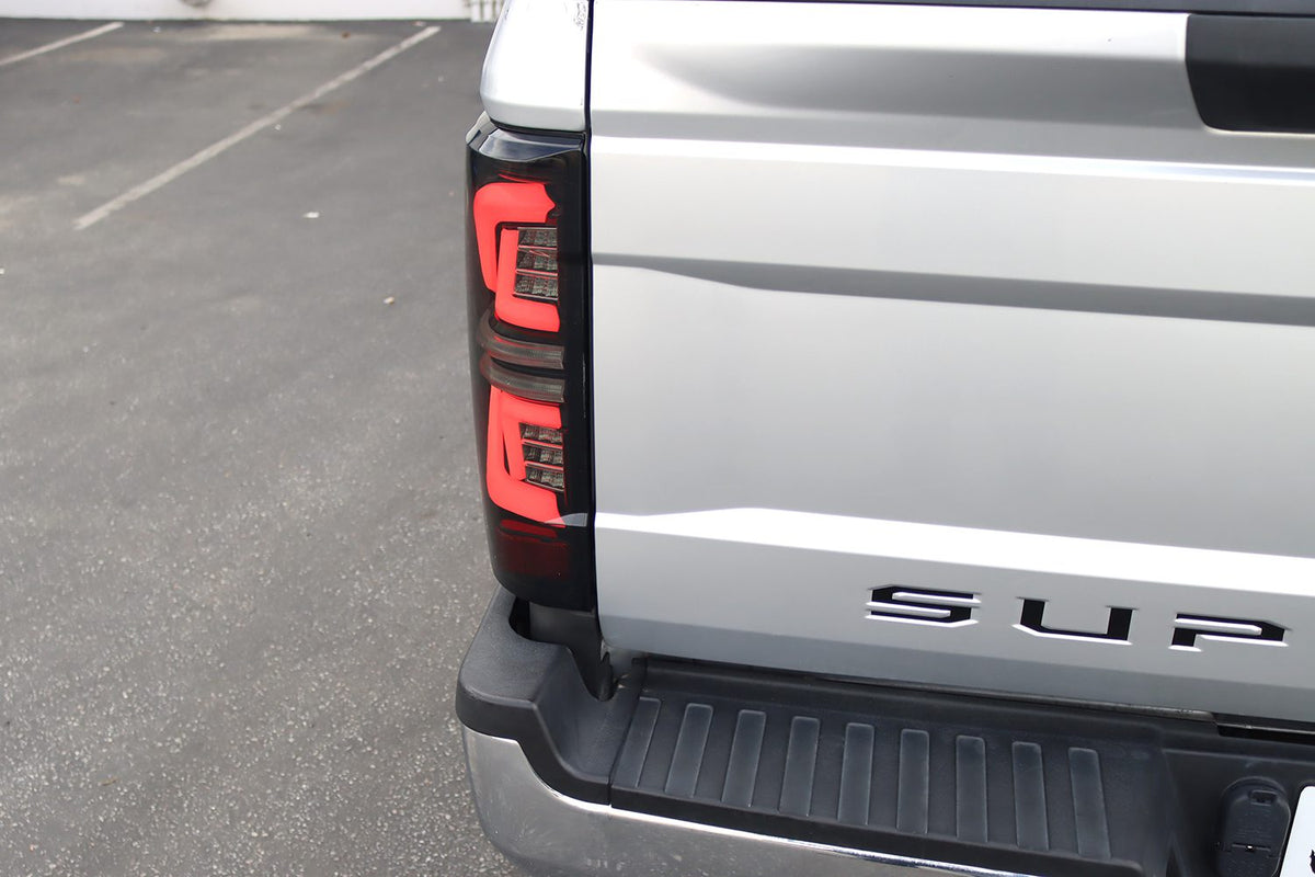 17-19 Ford Super Duty PRO-Series LED Tail Lights Jet Black - view 15