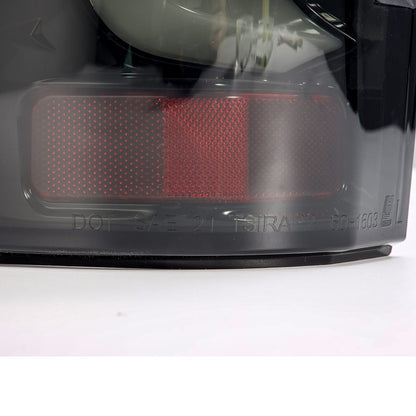 17-19 Ford Super Duty PRO-Series LED Tail Lights Jet Black - view 5