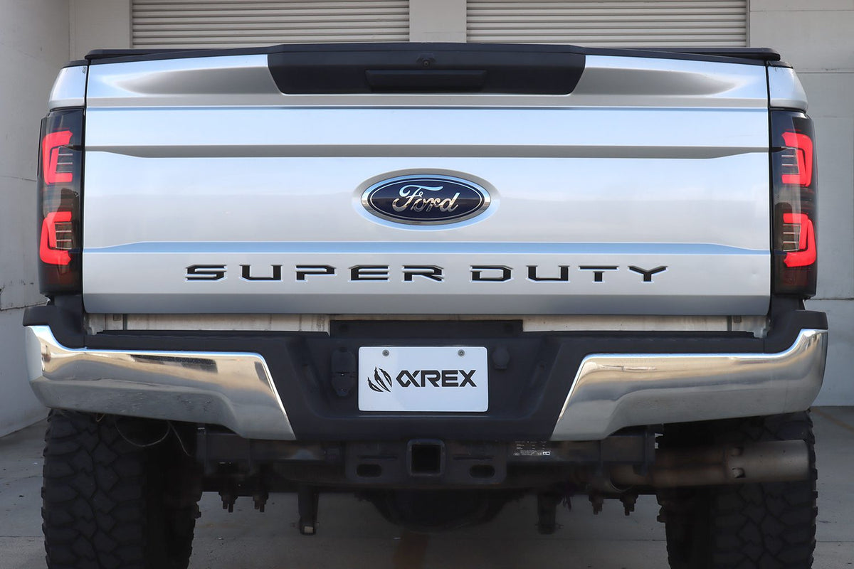 17-19 Ford Super Duty PRO-Series LED Tail Lights Jet Black - view 18