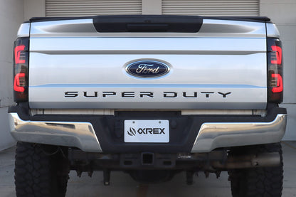17-19 Ford Super Duty PRO-Series LED Tail Lights Jet Black - view 18