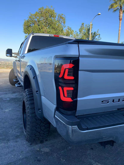 17-19 Ford Super Duty PRO-Series LED Tail Lights Red Smoke - view 14