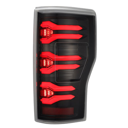 17-22 Ford Super Duty LUXX-Series LED Tail Lights Alpha-Black - view 2