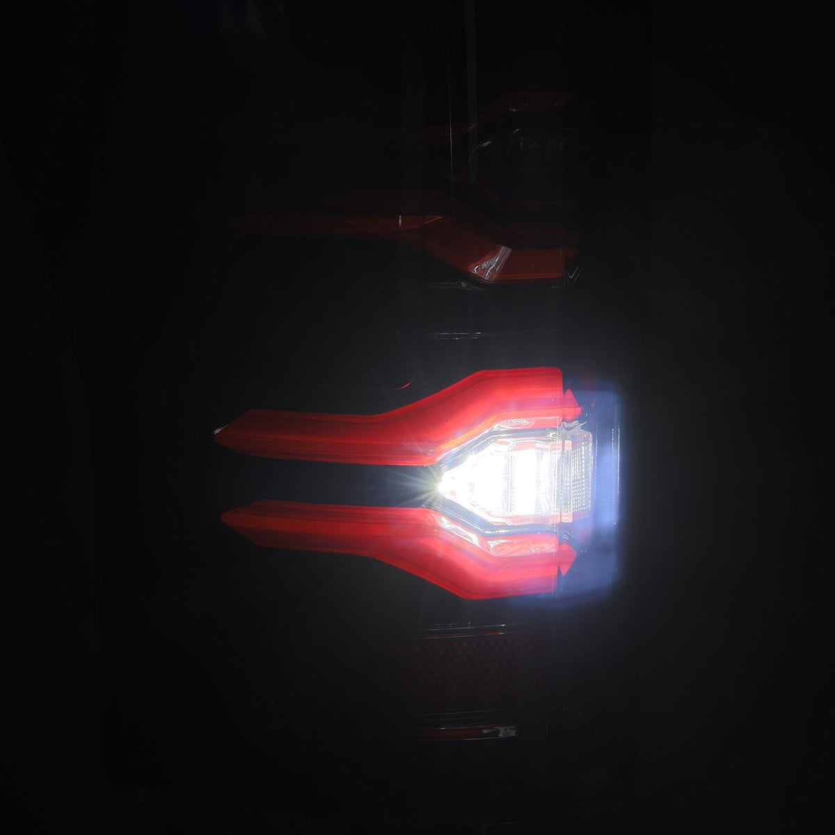 17-22 Ford Super Duty LUXX-Series LED Tail Lights Black-Red - view 4
