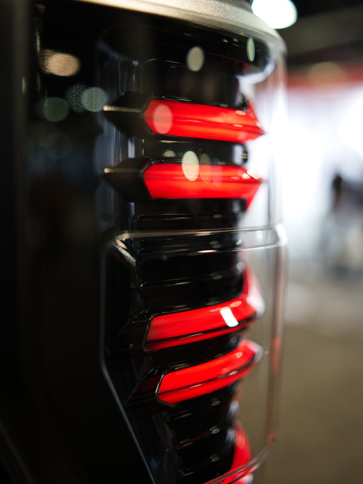 17-22 Ford Super Duty LUXX-Series LED Tail Lights Black-Red - view 17