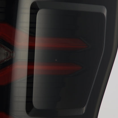 17-22 Ford Super Duty LUXX-Series LED Tail Lights Black-Red - view 7