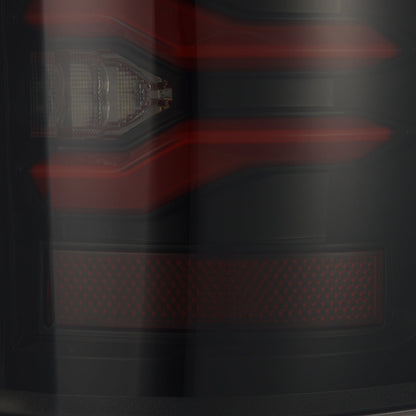 17-22 Ford Super Duty LUXX-Series LED Tail Lights Black-Red - view 5