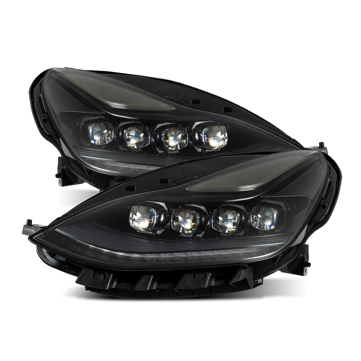 17-23 Tesla Model 3 / 20-24 Model Y NOVA-Series LED Projector Headlights Alpha-Black - view 1