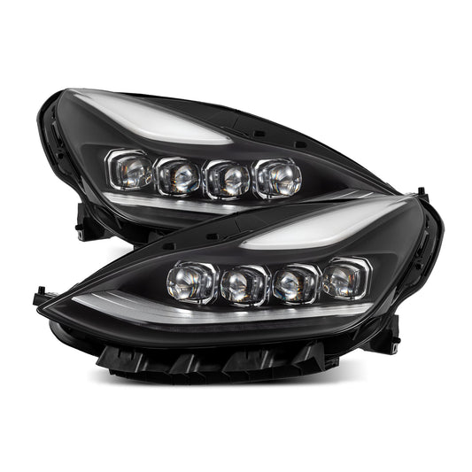 17-23 Tesla Model 3 / 20-24 Model Y NOVA-Series LED Projector Headlights Black - view 1