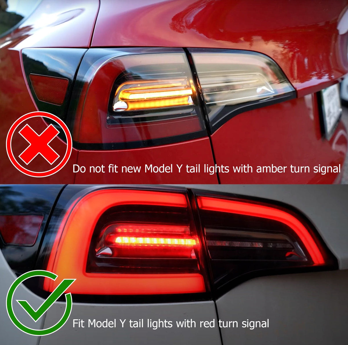 17-23 Tesla Model 3 / 20-24 Model Y (Without Stock Amber Turn Signal) PRO-Series LED Tail Lights Jet Black - view 7