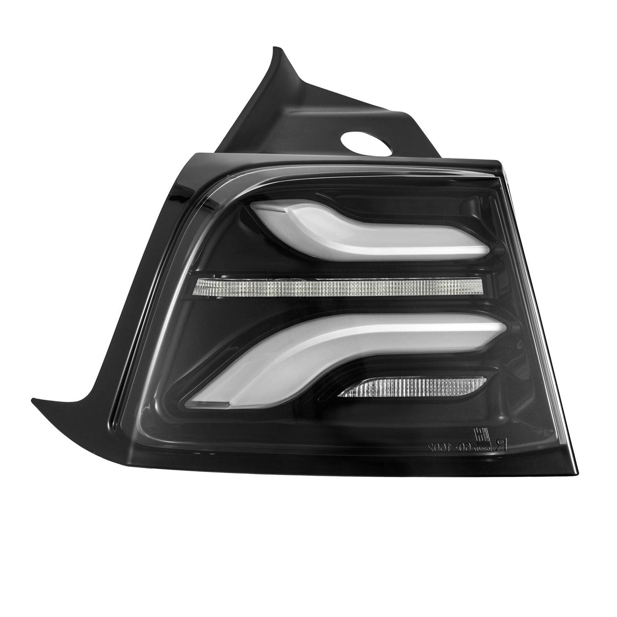 17-23 Tesla Model 3 / 20-24 Model Y (Without Stock Amber Turn Signal) PRO-Series LED Tail Lights Jet Black - view 10