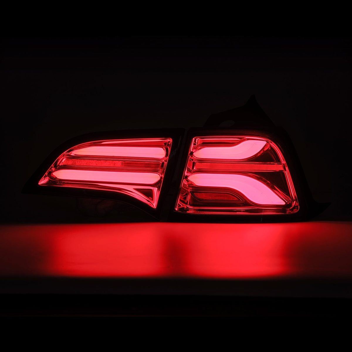 17-23 Tesla Model 3 / 20-24 Model Y (Without Stock Amber Turn Signal) PRO-Series LED Tail Lights Red Smoke - view 8