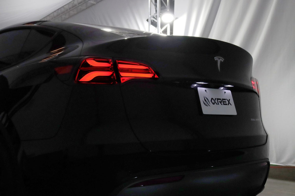 17-23 Tesla Model 3 / 20-24 Model Y (Without Stock Amber Turn Signal) PRO-Series LED Tail Lights Red Smoke - view 5