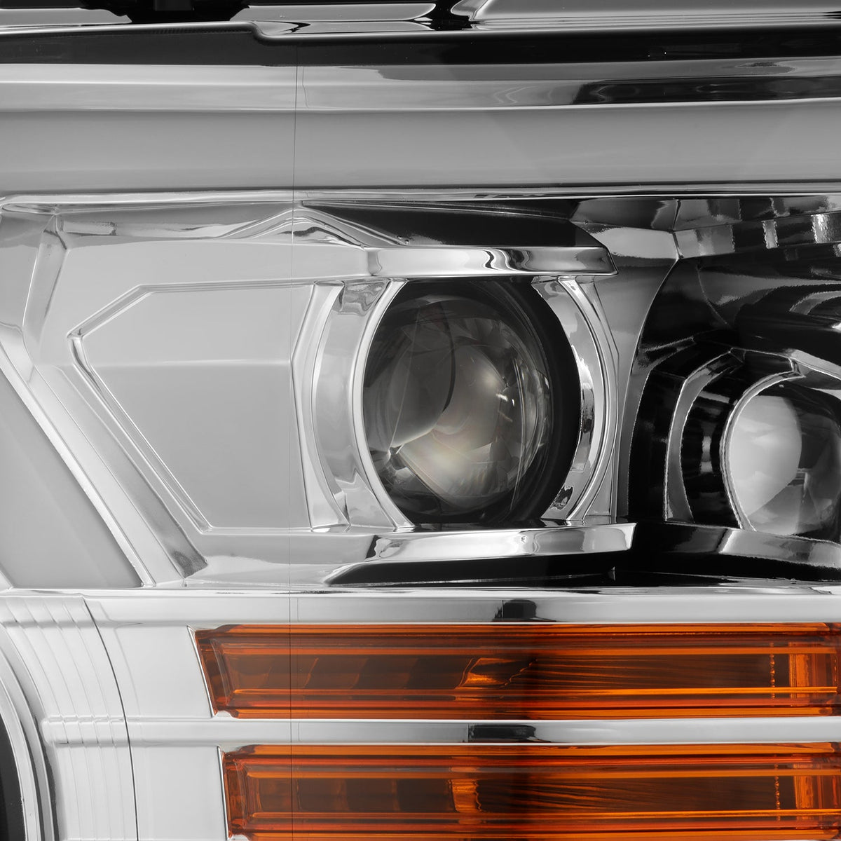 18-20 Ford F150 LUXX-Series LED Projector Headlights Chrome - view 9