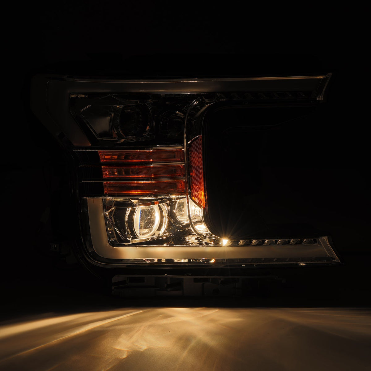 18-20 Ford F150 LUXX-Series LED Projector Headlights Chrome - view 7