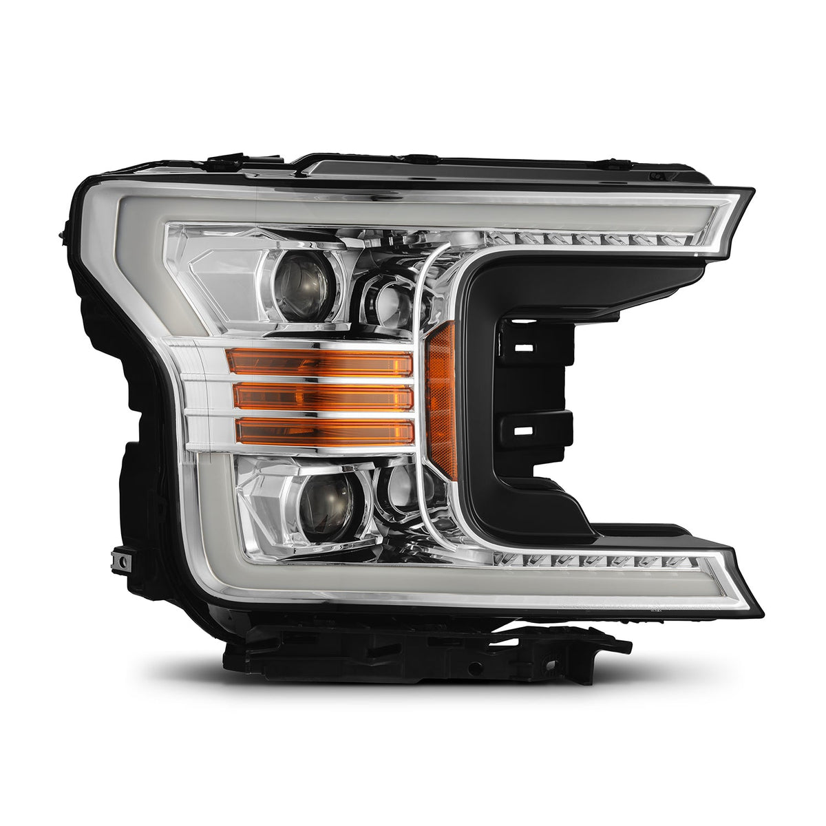 18-20 Ford F150 LUXX-Series LED Projector Headlights Chrome - view 8