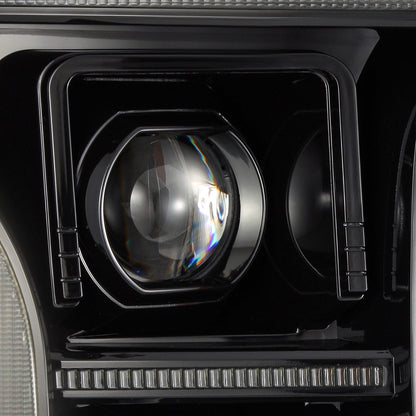 18-20 Ford F150 (MK II 14th Gen Style) LUXX-Series LED Projector Headlights Alpha-Black - view 6