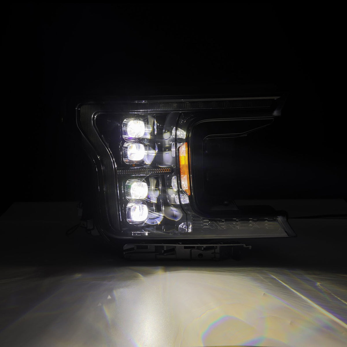 18-20 Ford F150 (MK II 14th Gen Style) NOVA-Series LED Projector Headlights Alpha-Black - view 9