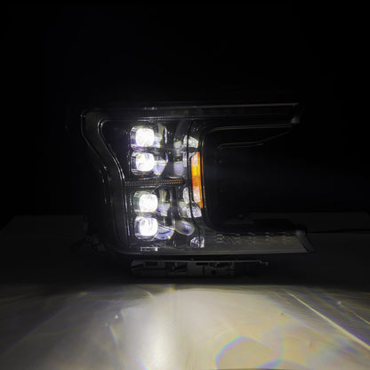 18-20 Ford F150 (MK II 14th Gen Style) NOVA-Series LED Projector Headlights Alpha-Black - view 9