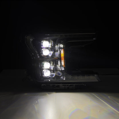 18-20 Ford F150 (MK II 14th Gen Style) NOVA-Series LED Projector Headlights Alpha-Black - view 8