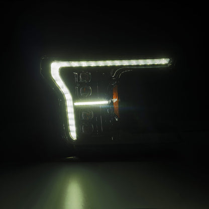 18-20 Ford F150 (MK II 14th Gen Style) NOVA-Series LED Projector Headlights Alpha-Black - view 7