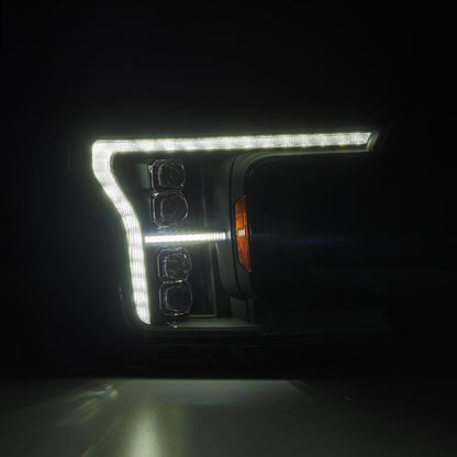 18-20 Ford F150 (MK II 14th Gen Style) NOVA-Series LED Projector Headlights Black - view 6