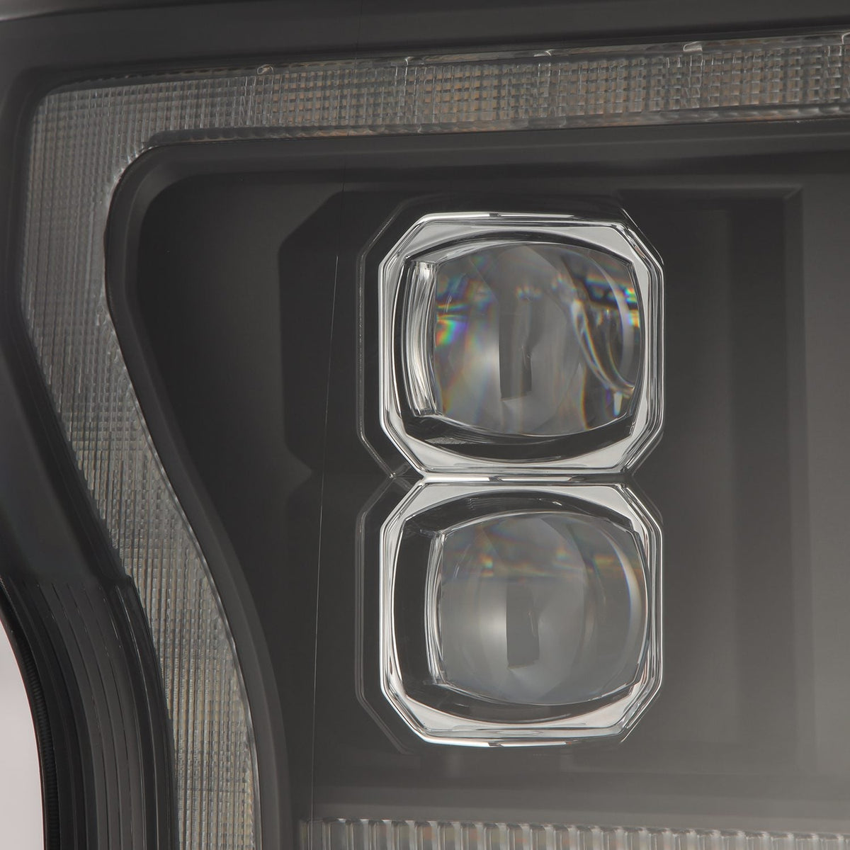 18-20 Ford F150 (MK II 14th Gen Style) NOVA-Series LED Projector Headlights Black - view 2