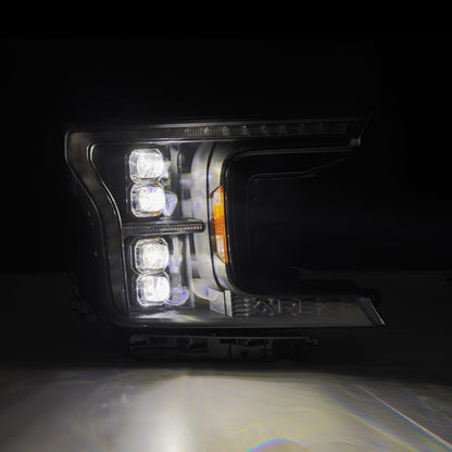 18-20 Ford F150 (MK II 14th Gen Style) NOVA-Series LED Projector Headlights Black - view 8